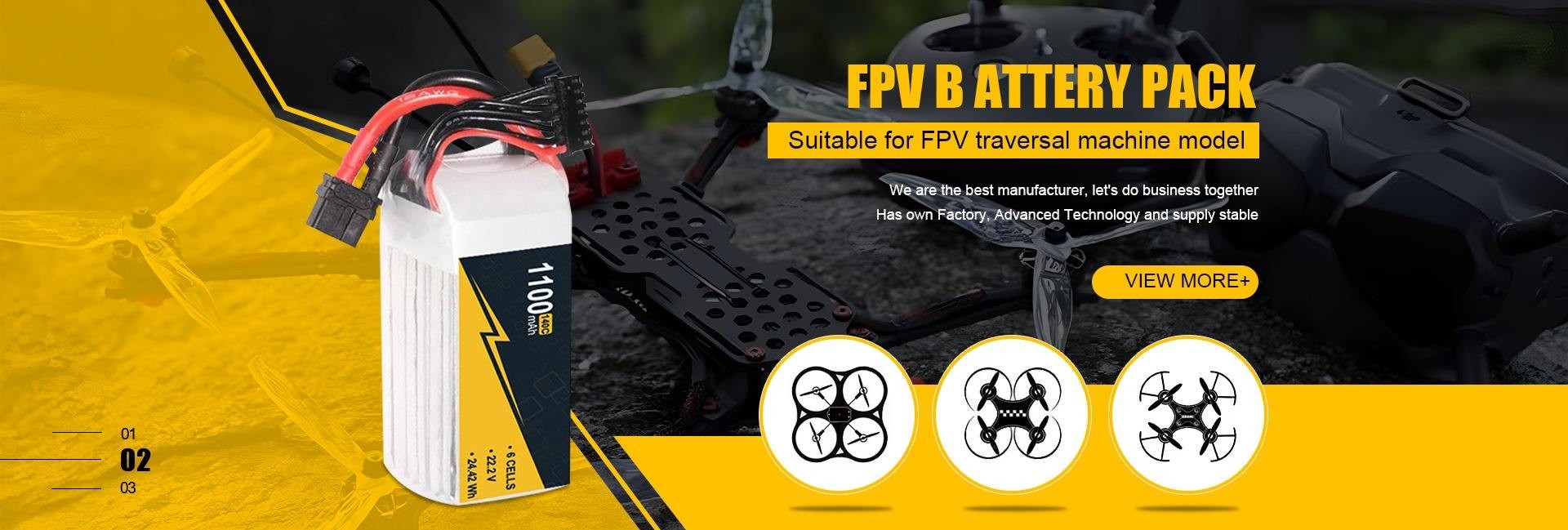 qualità FPV batteria Lipo fabbrica